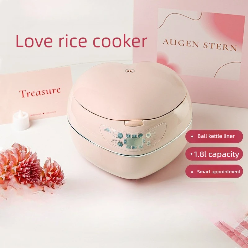 Baby Rice Food - Pembe 1.8L 300w Kalp Şeklinde Pirinç