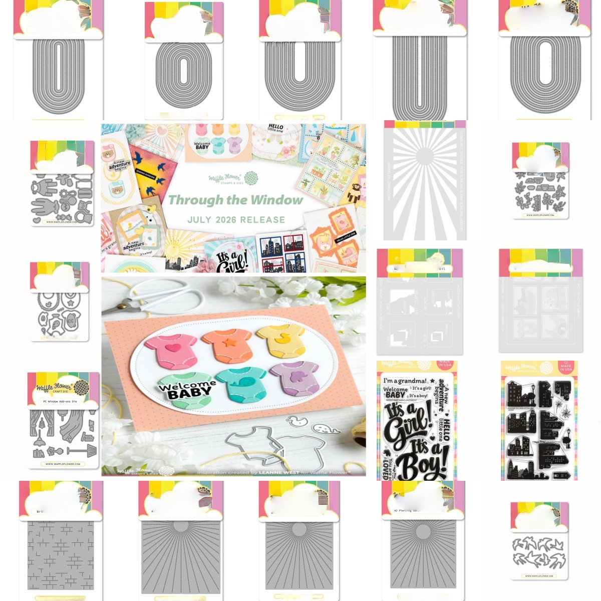 Baby Food Bag - Temmuz 2026 Windows Postage Collage Bebek