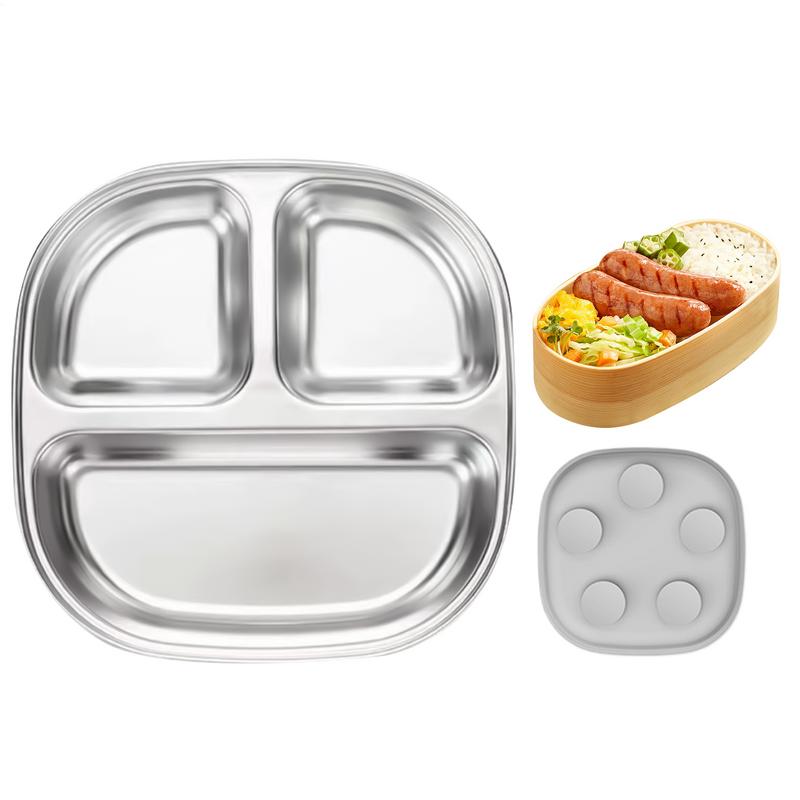 Plate Suction Toddler - Çocuklar için bölünmüş tabaklar yürümeye başlayan