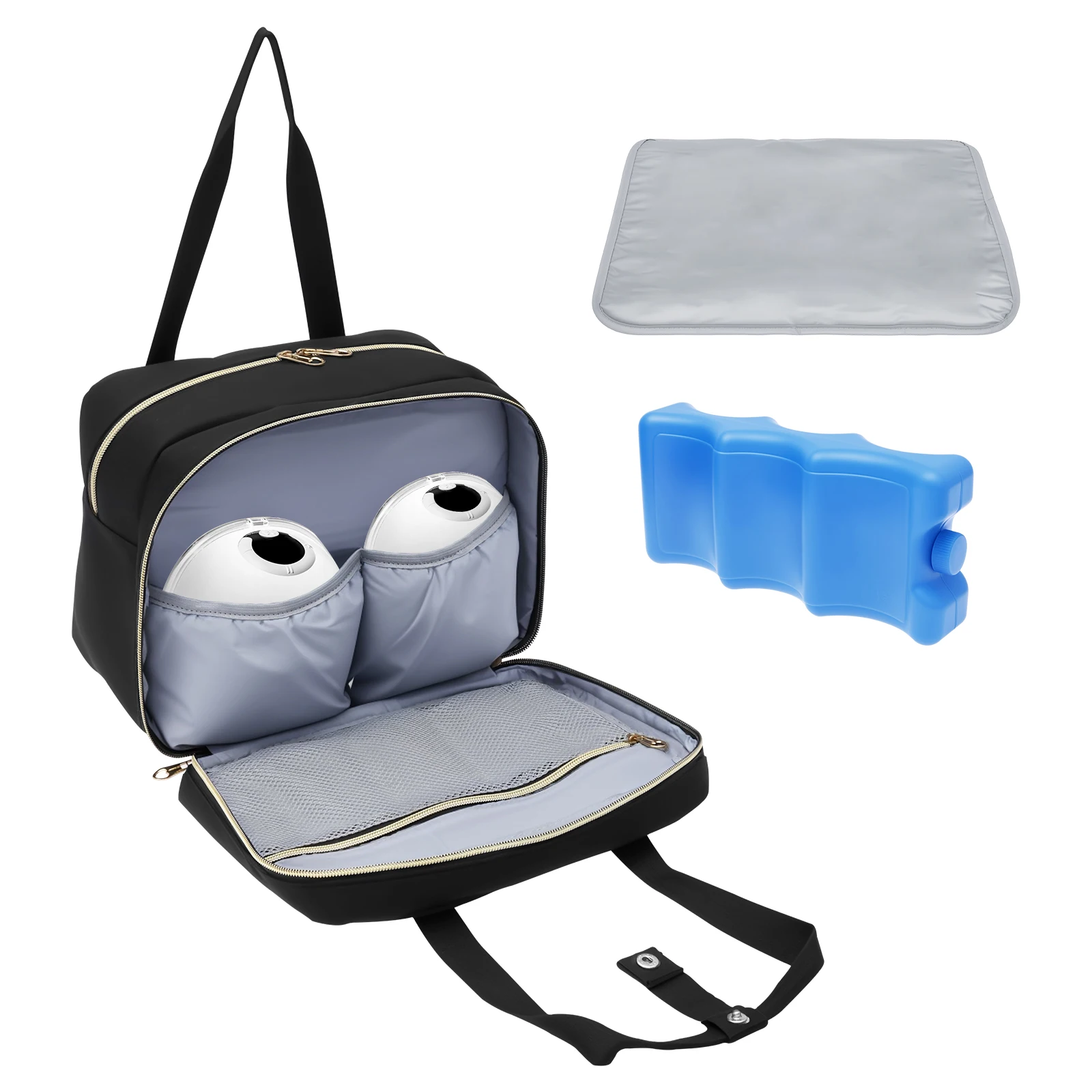 Baby Food Bag - Buz Paketi ve Su Geçirmez Matlı