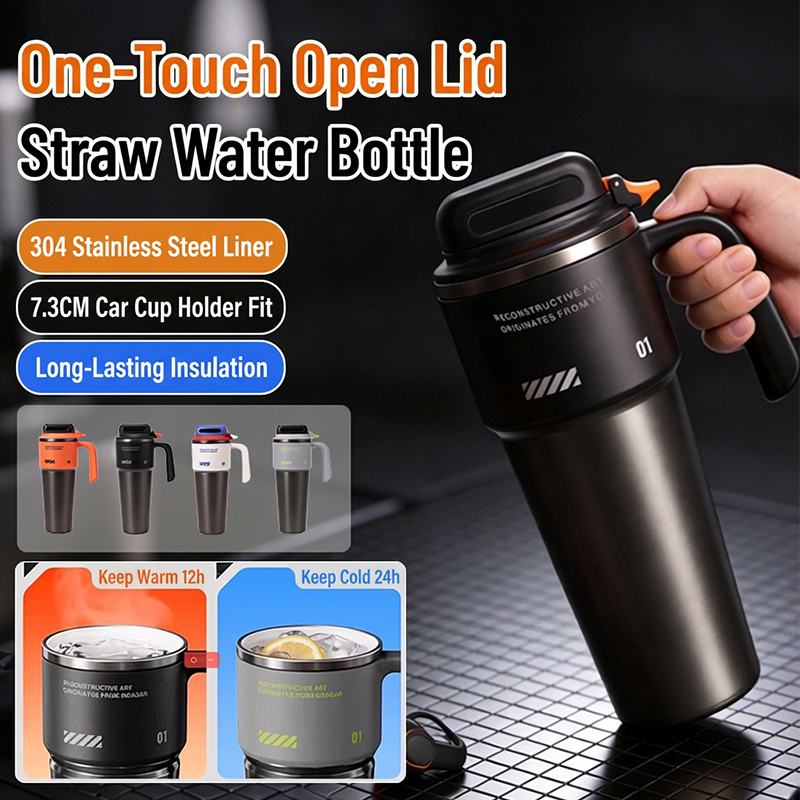 Training Cup Straw - Yüksek Kaliteli 304 Paslanmaz Çelik Yalıtımlı
