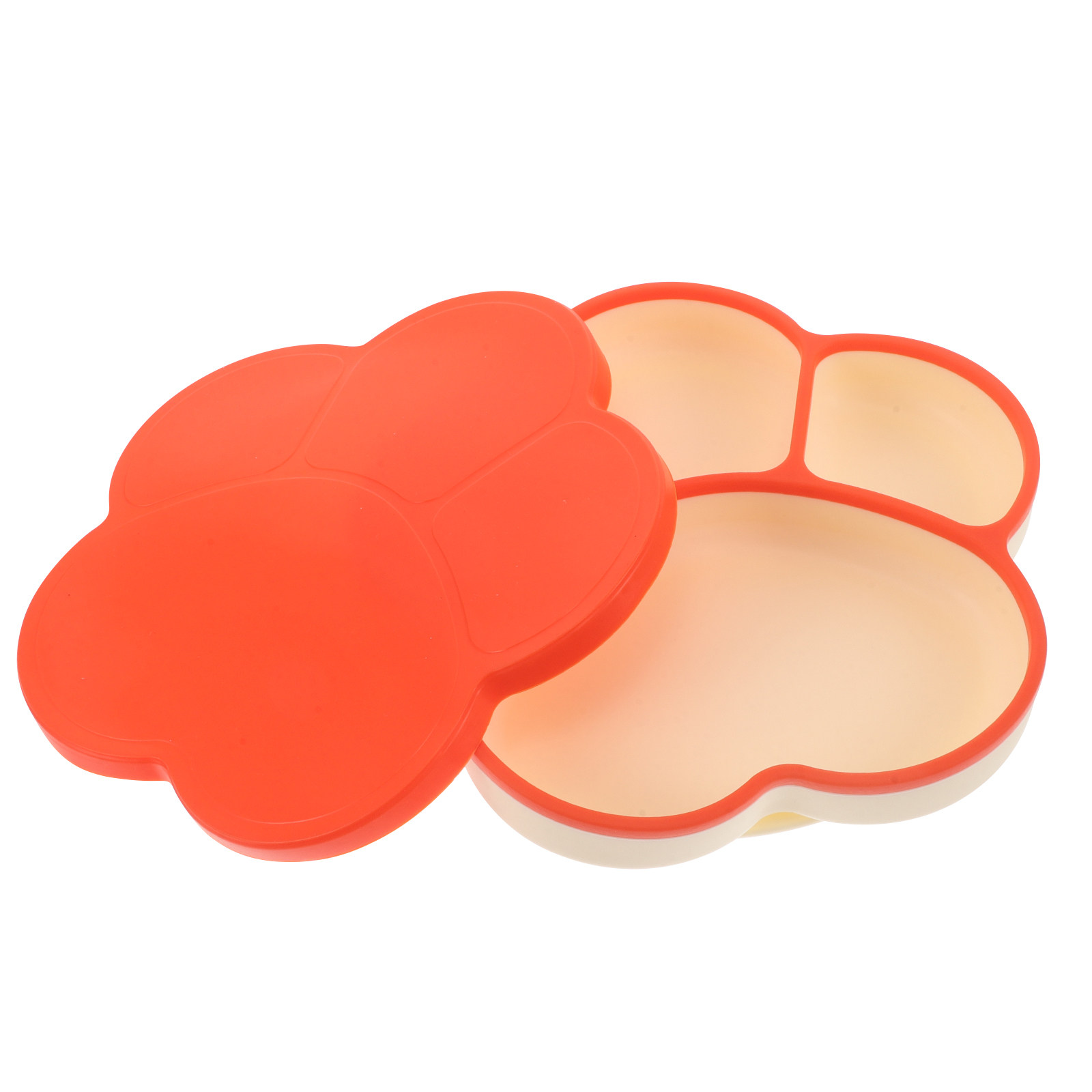 Plate Suction Toddler - Pençe Şeklinde Silikon Bebek Tabakası Kapaklı