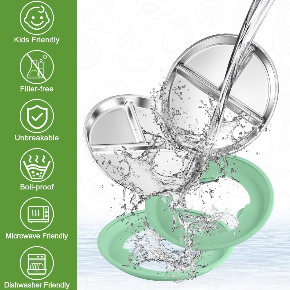 Yeni Paslanmaz Çelik Tabak, Va - Plate Suction Toddler incelemesi ve fiyatı