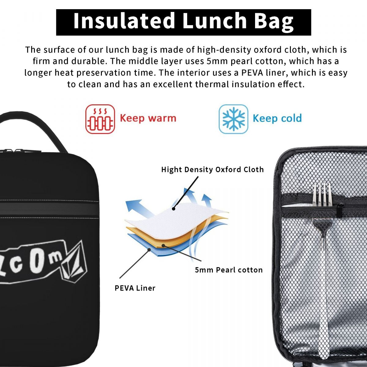 V-Volcom Logo Yalıtımlı Öğle Y - Baby Food Logo incelemesi ve fiyatı