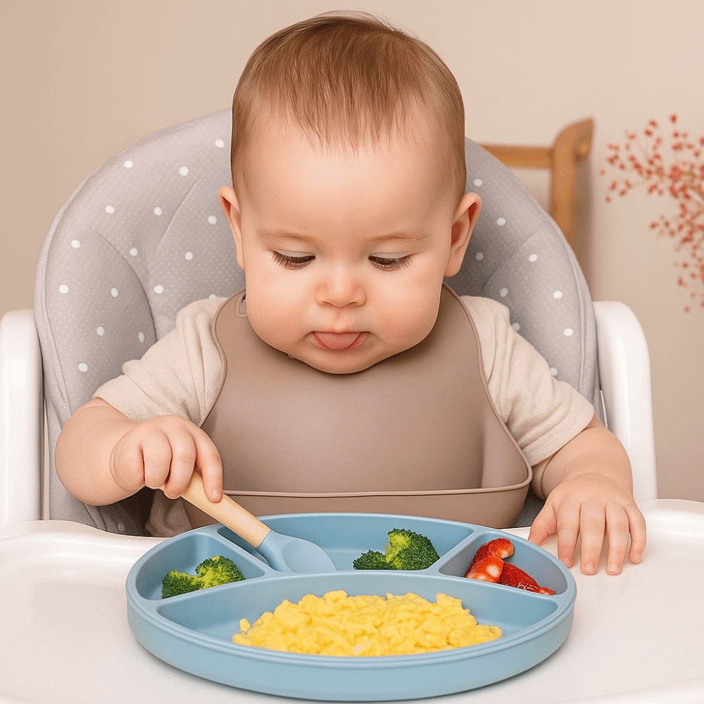 Kaymaz Silikon Bölmeli Tabak B - Plate Suction Toddler incelemesi ve fiyatı