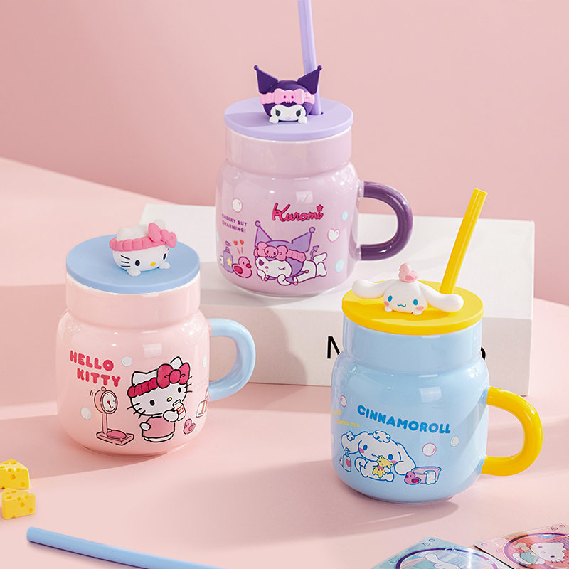 Sanrio 450ml Seramik Kupa Hell - Training Cup Straw incelemesi ve fiyatı