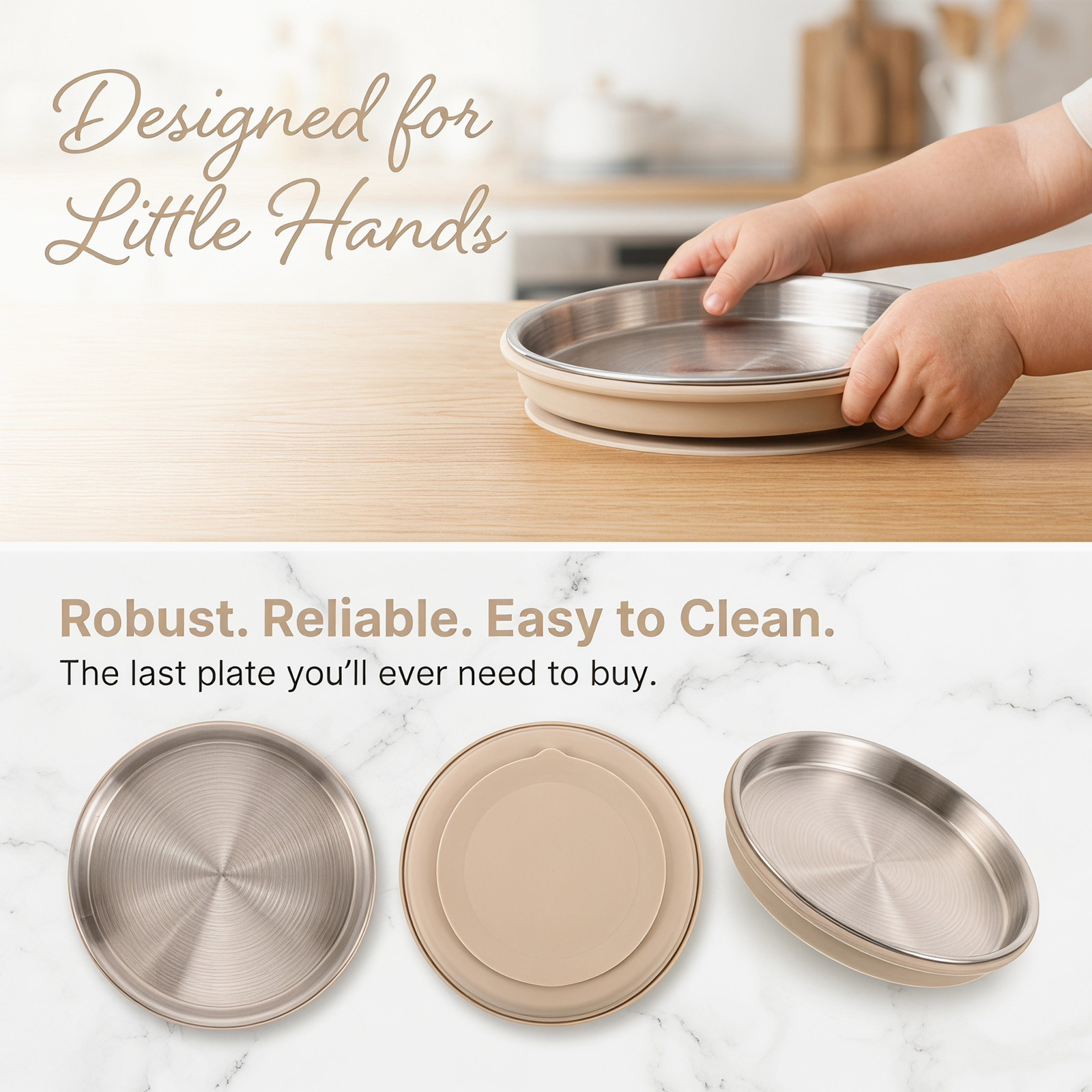 Paslanmaz Çelik Bölmeli Olmaya - Plate Suction Toddler incelemesi ve fiyatı