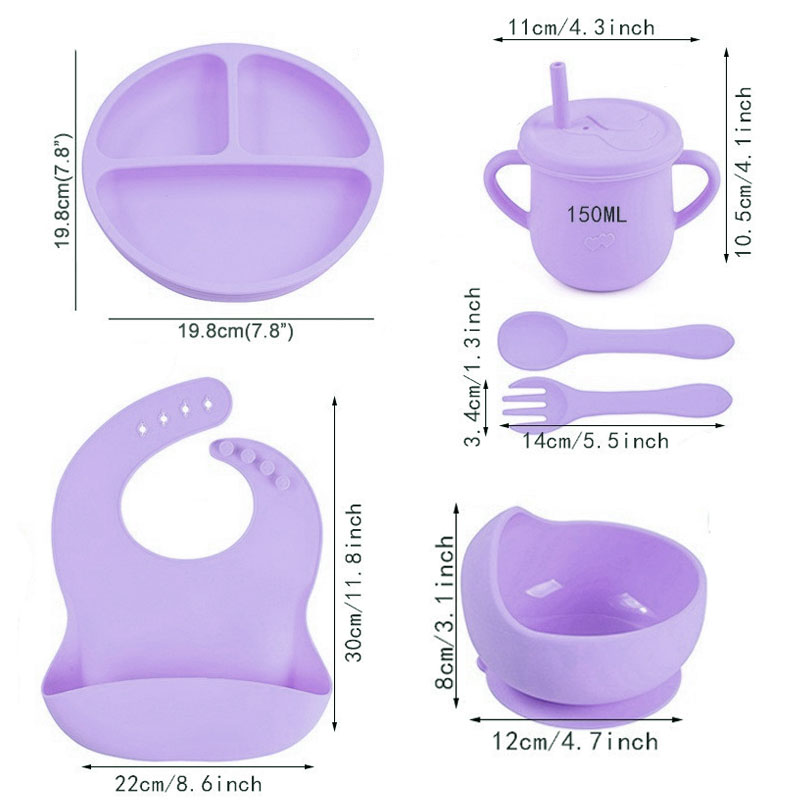 6 adet silikon besleme seti be - Baby Food Logo incelemesi ve fiyatı