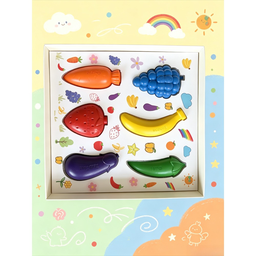 Çocuk Meyve Boya Kalemi Seti 6 - Baby Food Oil incelemesi ve fiyatı